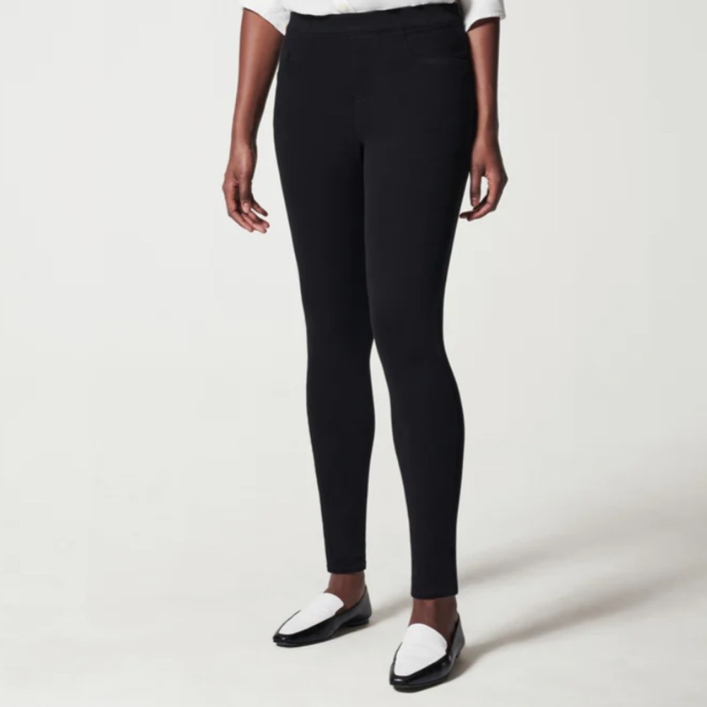 Spanx Black Jean-ish Ankle Leggings